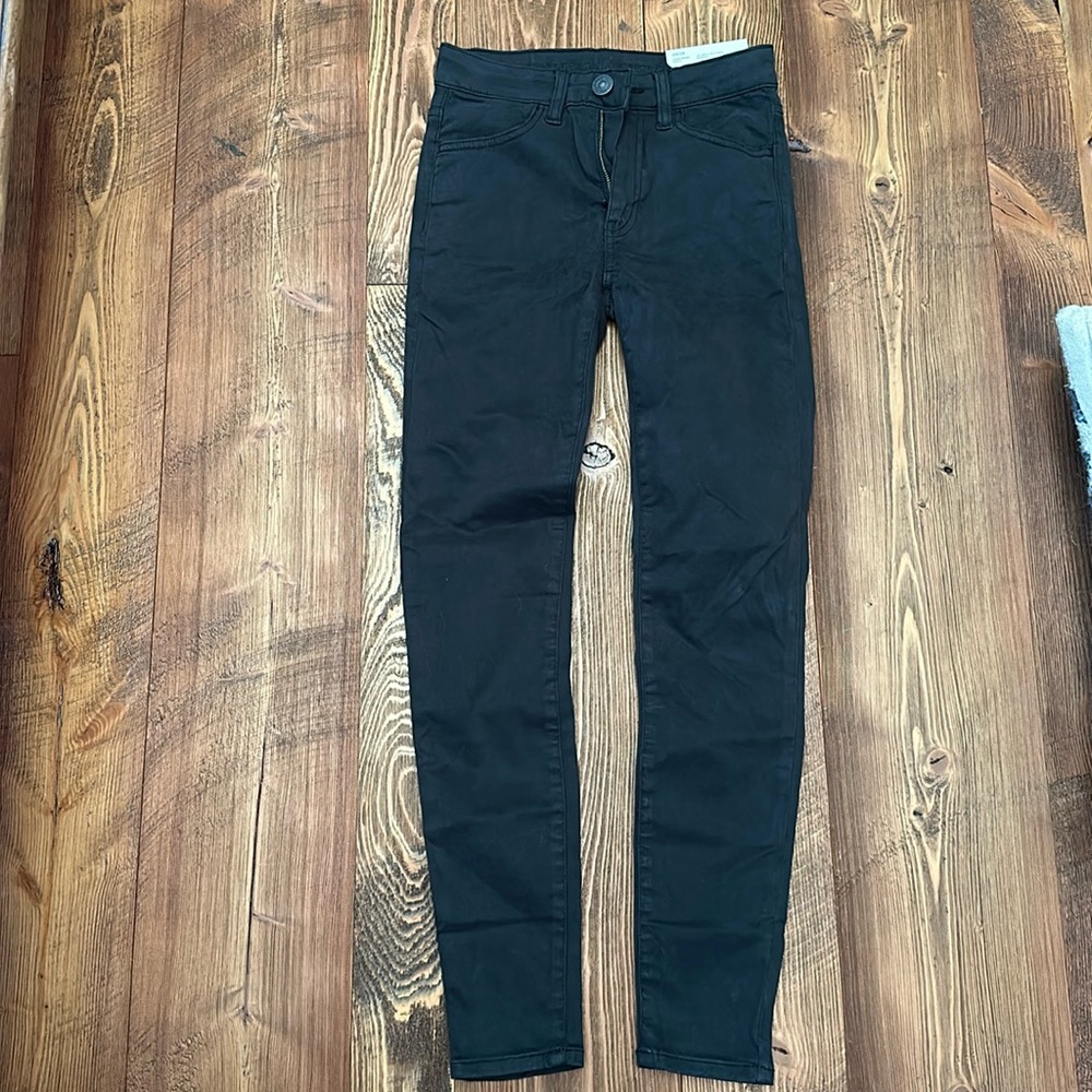 American Eagle outfitters black high-rise stretch jeggings